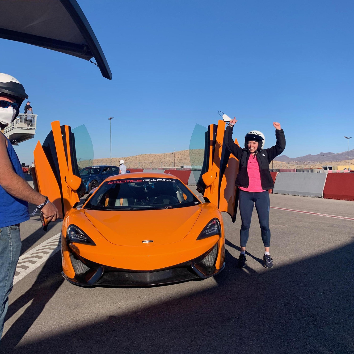 We had a quick stop off at Speed Vegas to see if Sophie had what it took to be a Formula 1 driver. (She did get to 135mph!)