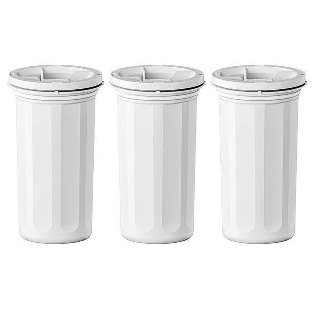 Replacement for New Culligan Pitcher & Dispenser ZEROF01 Water Filter Cartridge, 5-Stage Advanced Filtration, Reduces Lead, Total PFAS, Mercury, Fluoride & Chlorine by GAMOTH, 3 Count