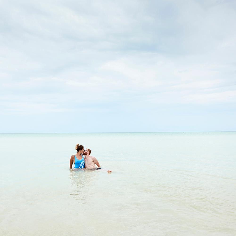 On our last trip to Mexico to find our wedding venue!