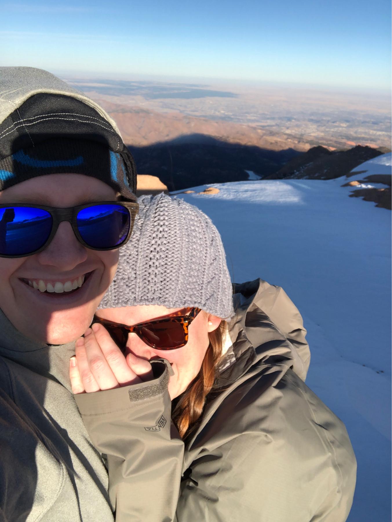 Freezing on Pikes Peak!