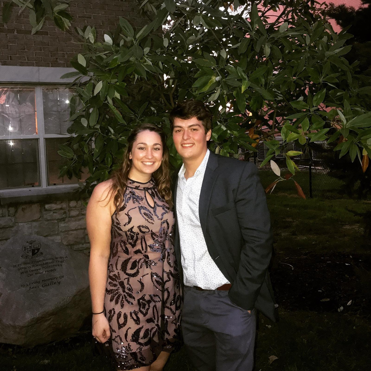 First time going out together at Sorority Formal!