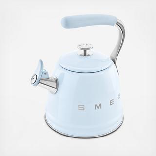 50's Retro Style Aesthetic Stovetop Whistling Kettle