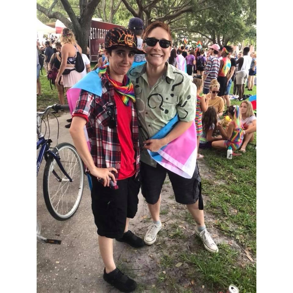 The time we went to the pride event in Sarasota