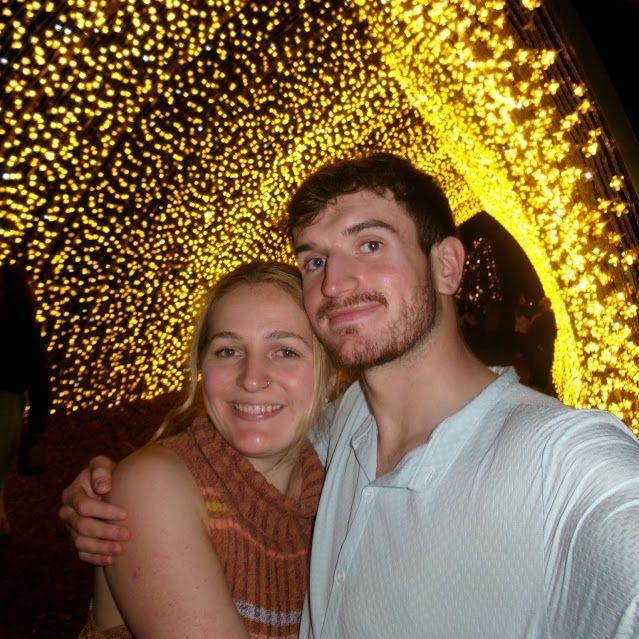 Our first Christmas together.