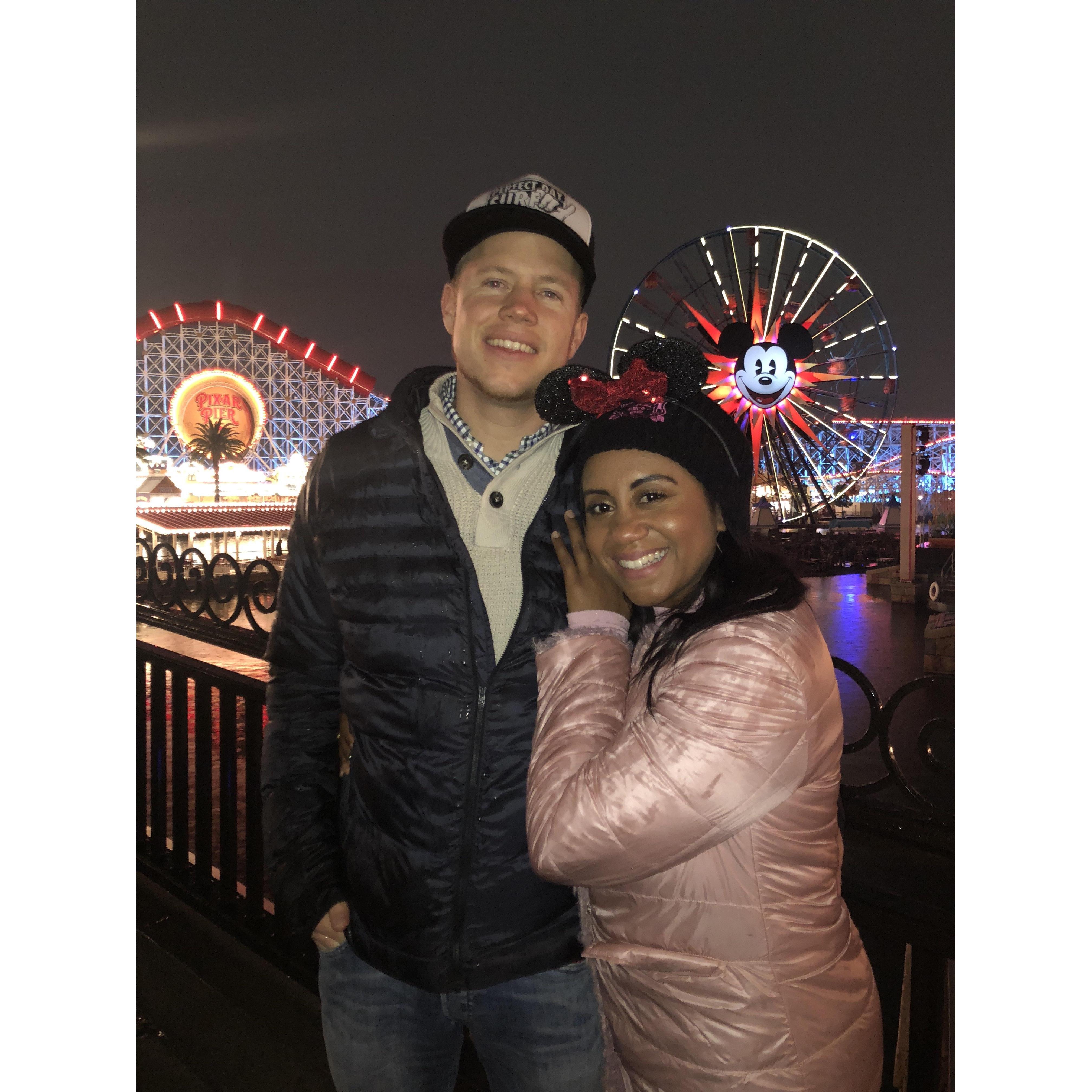 The happiest Place on Earth Together! Disneyland, California Adventures, Dec. 2018