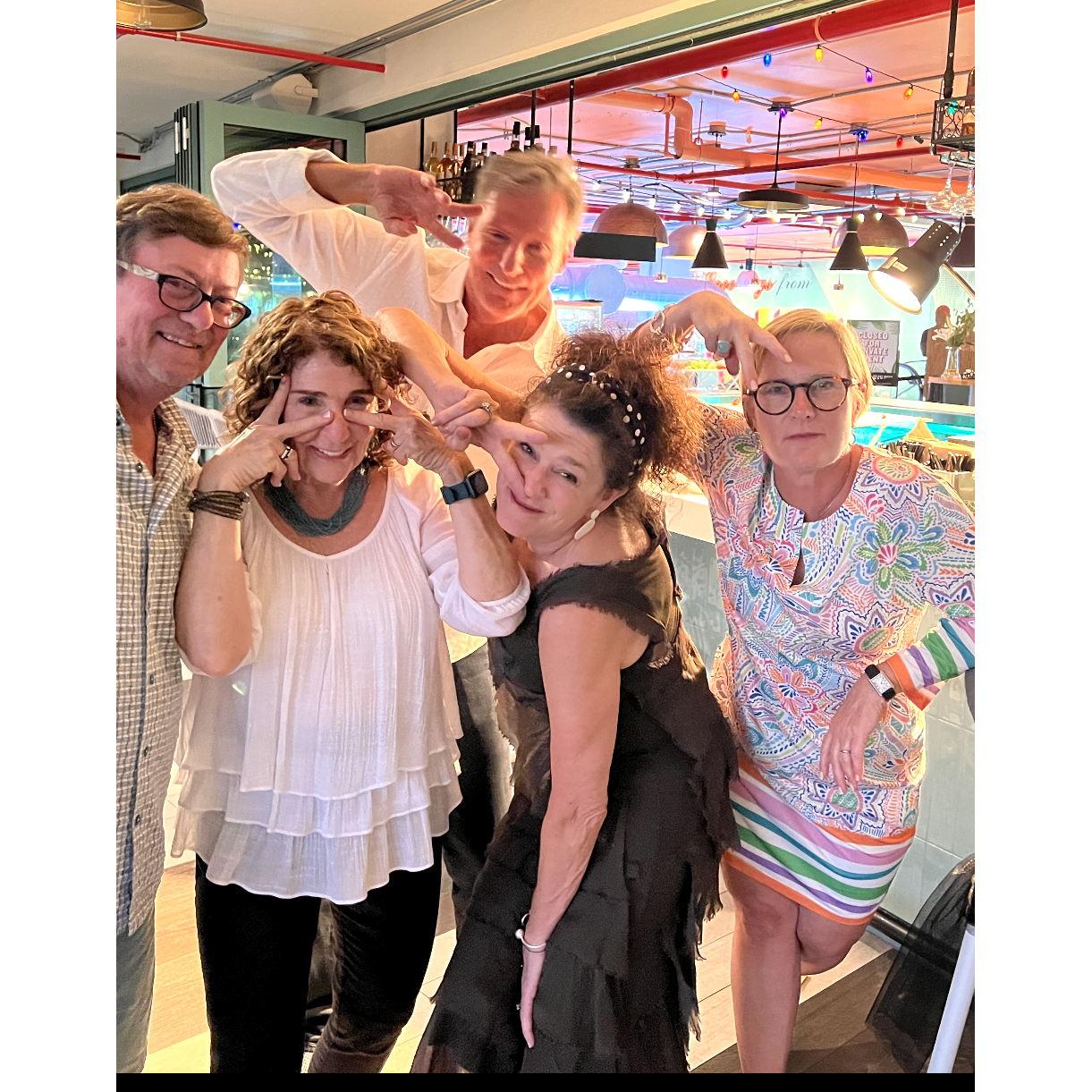 Florida Friends and silly moments!  Scott, Rich, Deb, Marcia & Kim