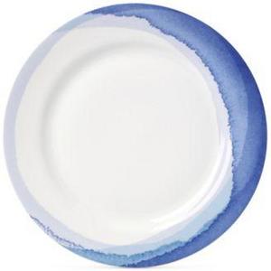Lenox Indigo Watercolor Stripe Porcelain Dinner Plate, A Macy's Exclusive Style