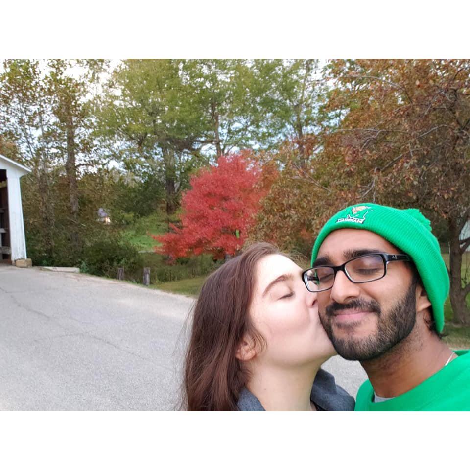 During the covered bridge festival