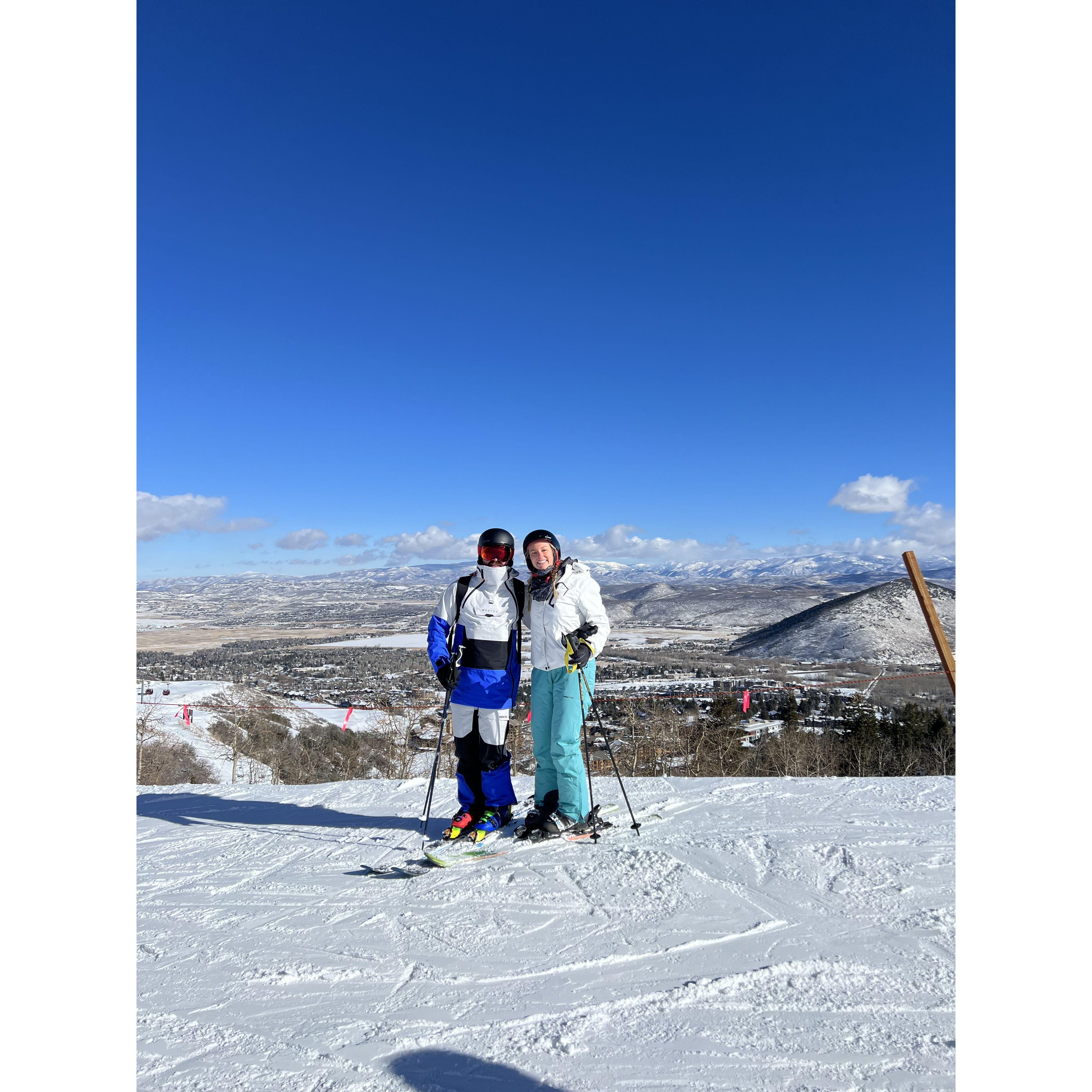 Our second time to Park City together for more skiing!