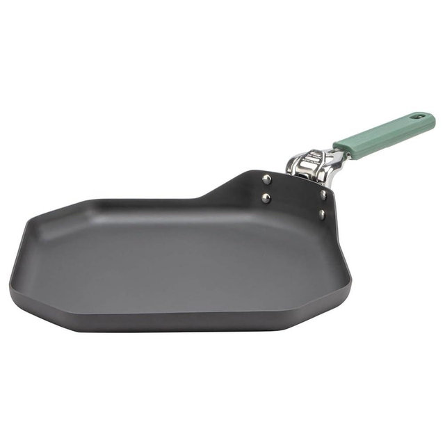 GERBER Gear ComplEAT Griddle - Portable, Nonstick Outdoor Camping Griddle - Premium Camping Cookware - Features Detachable Handle