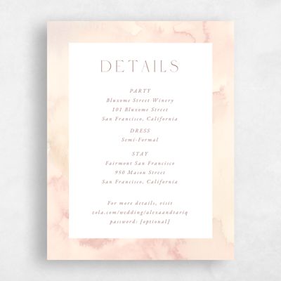 Peach Blush, Orange Wedding Enclosure - Beaux-Arts