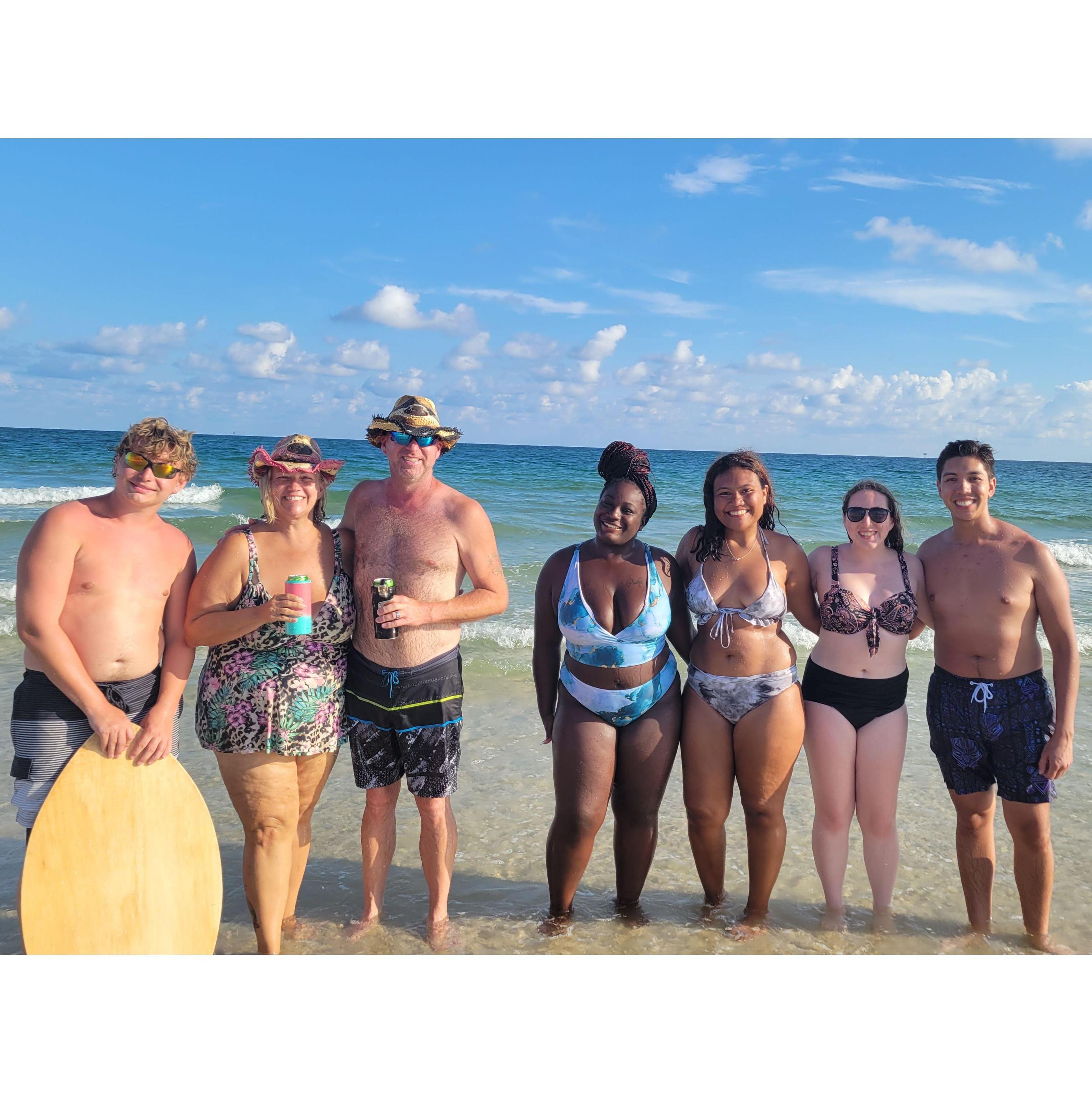 A month later, we were beachin' it with the fam! Good times spent soakin' up the sun (or hiding from it!) in Gulf Shores, Alabama!