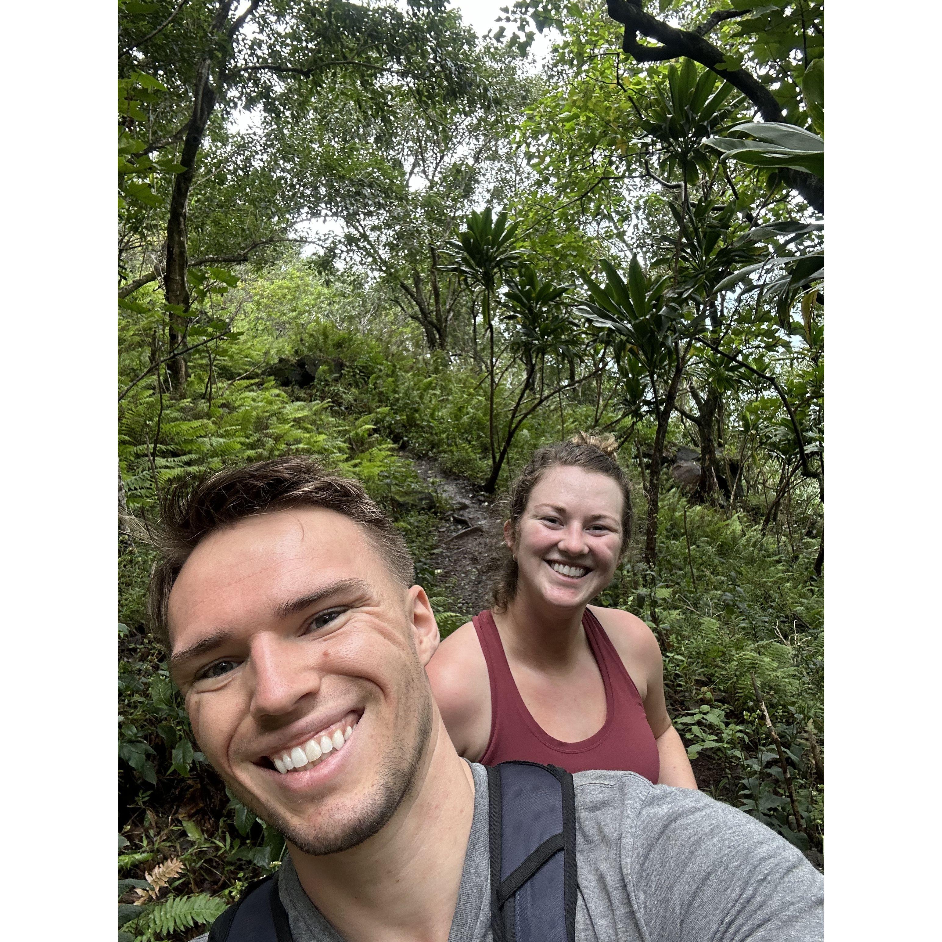 Of course we found a hike to go on. The views were breathtaking and the amount of mud was impressive.