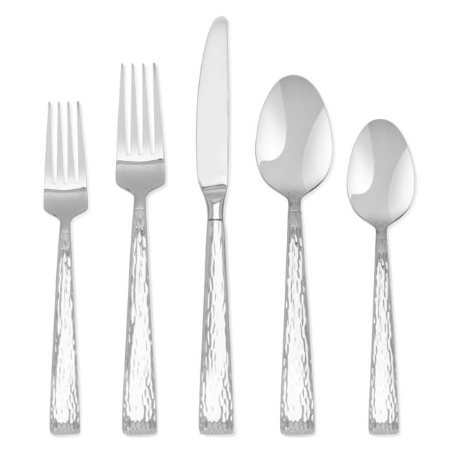 Hampton Signature™ Brocade Hammered - 20 Piece Flatware Set, Service for 4