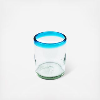 Recycled Artisan Double Old Fashioned Glass, Set of 4