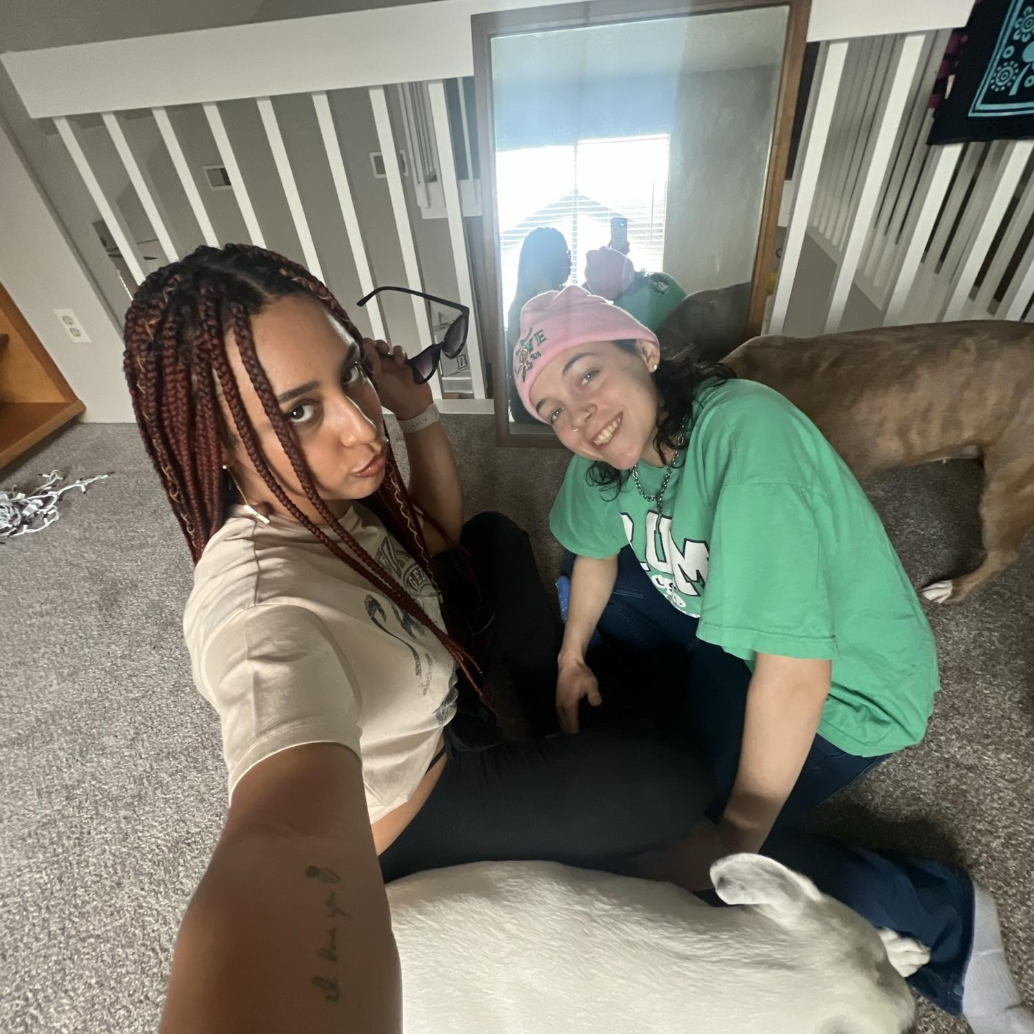 When we first moved into our home in Houston (where we currently live).