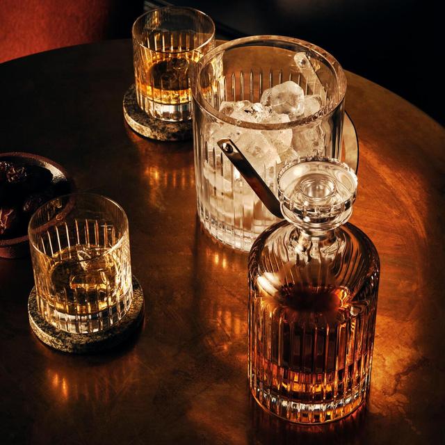 Roebling Cut Crystal Decanter