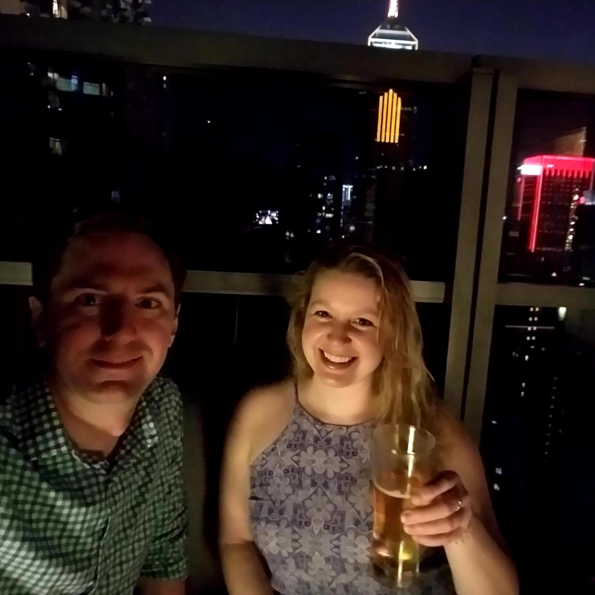 Rooftop Drink in the tallest city we've ever seen
Hong Kong