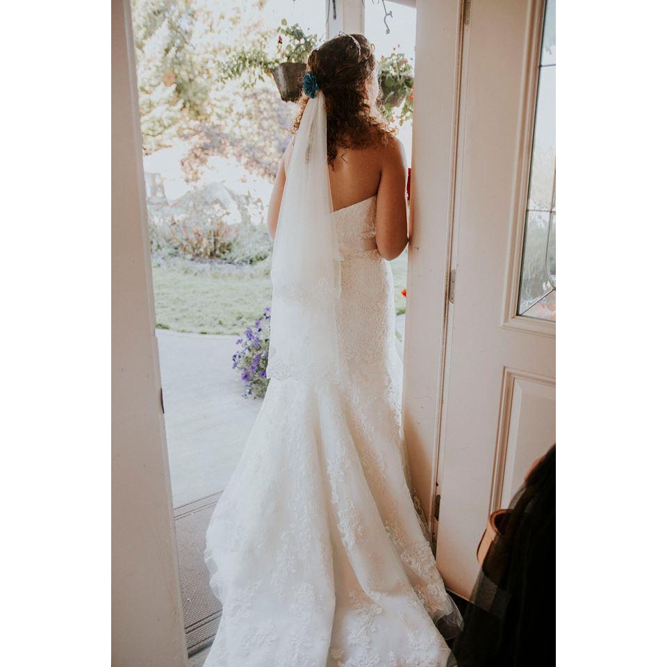 The bride nervously waiting to walk down the isle
Photo credit to: A Heart That Beats For One Photography