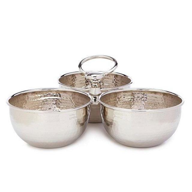 Southern LivingHammered 3-Section Caddy