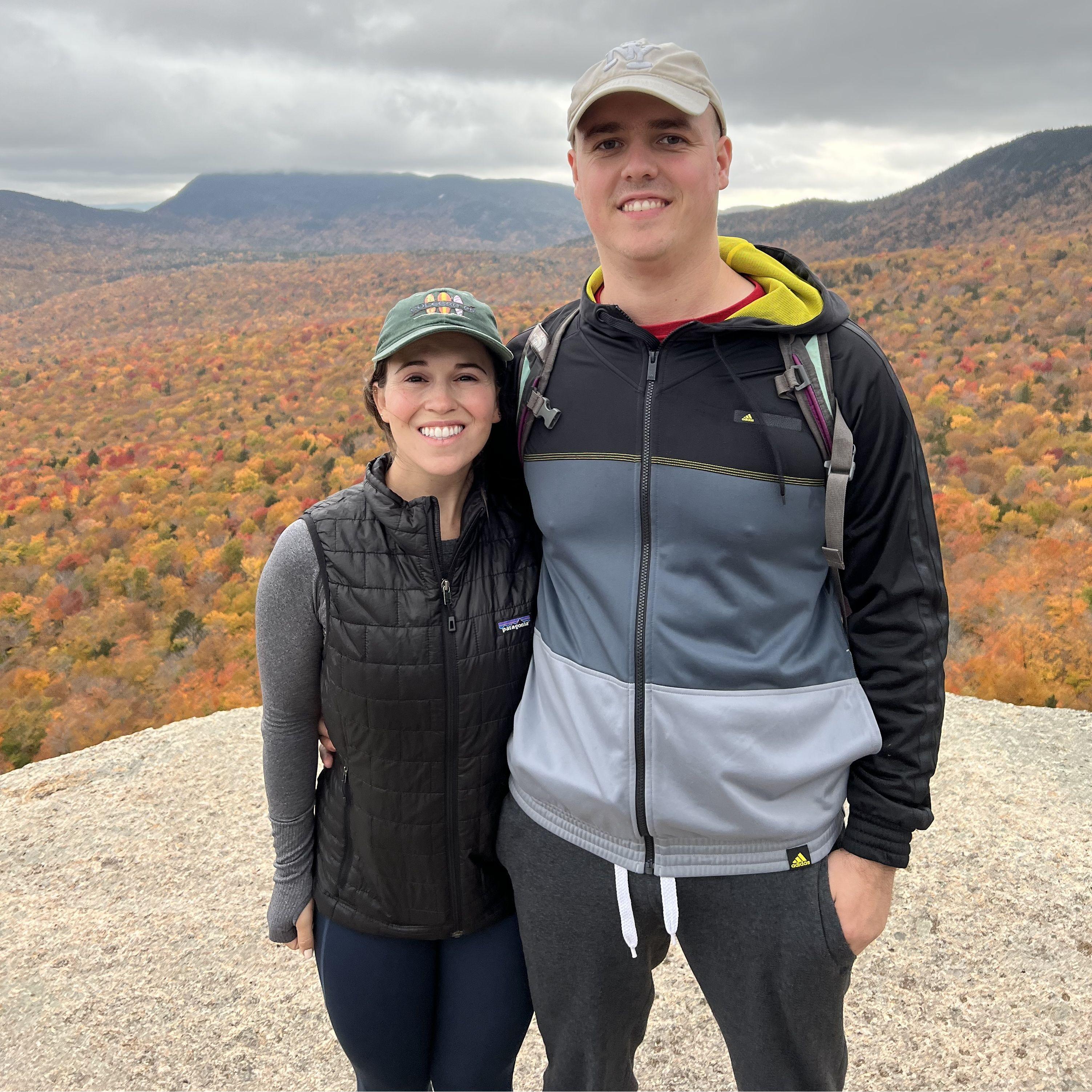 hiking in New Hampshire fall colors