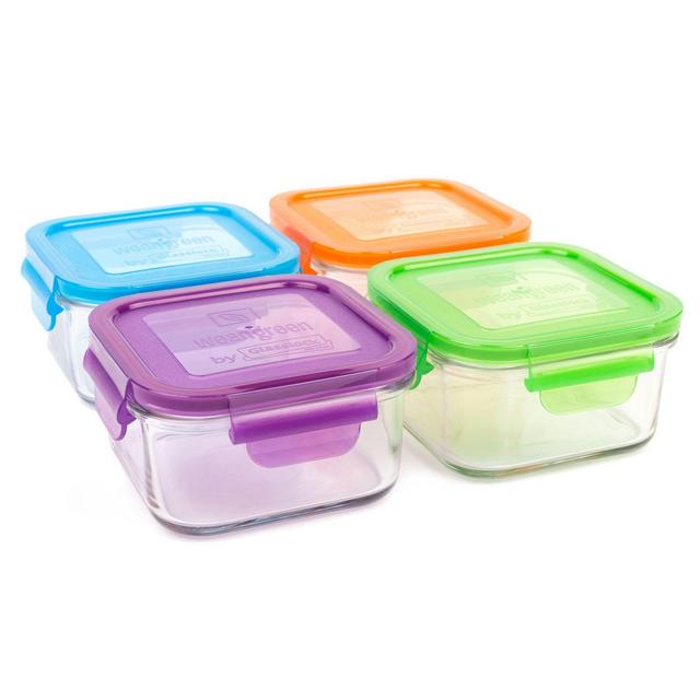 Wean Green® 16 oz. Garden Pack Lunch Cubes in Assorted Colors (Set of 4)