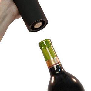 Ozeri Pro Electric Wine Opener with Wine Pourer, Stopper and Foil Cutter, in Black