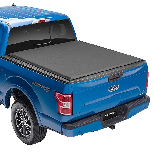 Lund Genesis Elite Roll Up Soft Roll Up Truck Bed Tonneau Cover | 96814 | Fits 1983 - 2011 Ford Ranger 6' Bed (72")