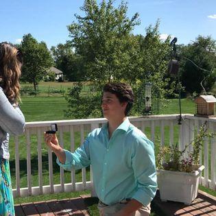 The day that we got engaged!