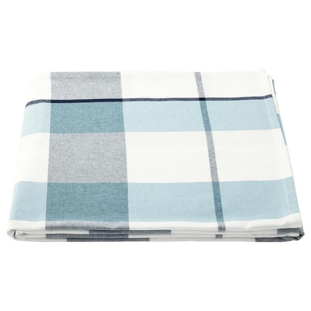 RUTIG Tablecloth, check pattern blue, 57x94 "