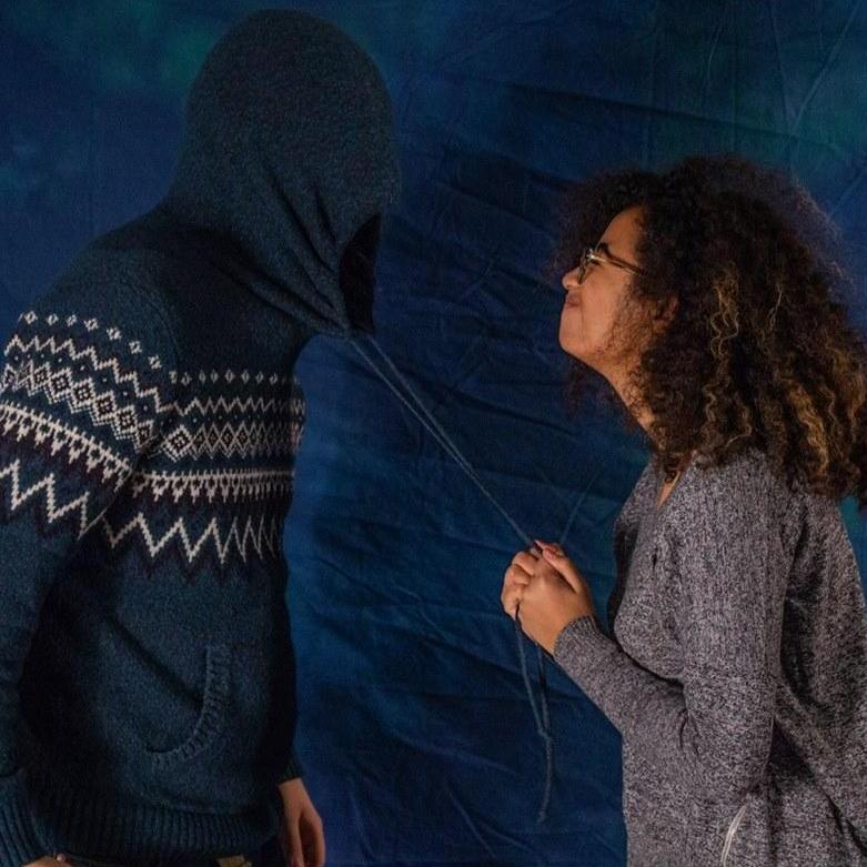 Before they started dating, a mini photo shoot between friends, if you know Abby this is very her.