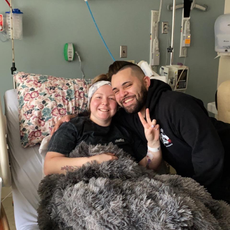 Kate spent their first anniversary in the hospital lol