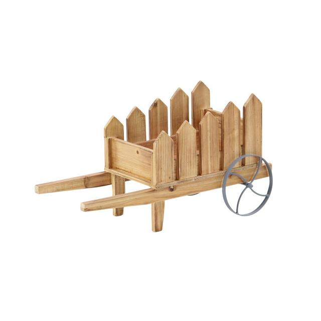 Ridge Road Décor Farmhouse Wood and Metal Planter