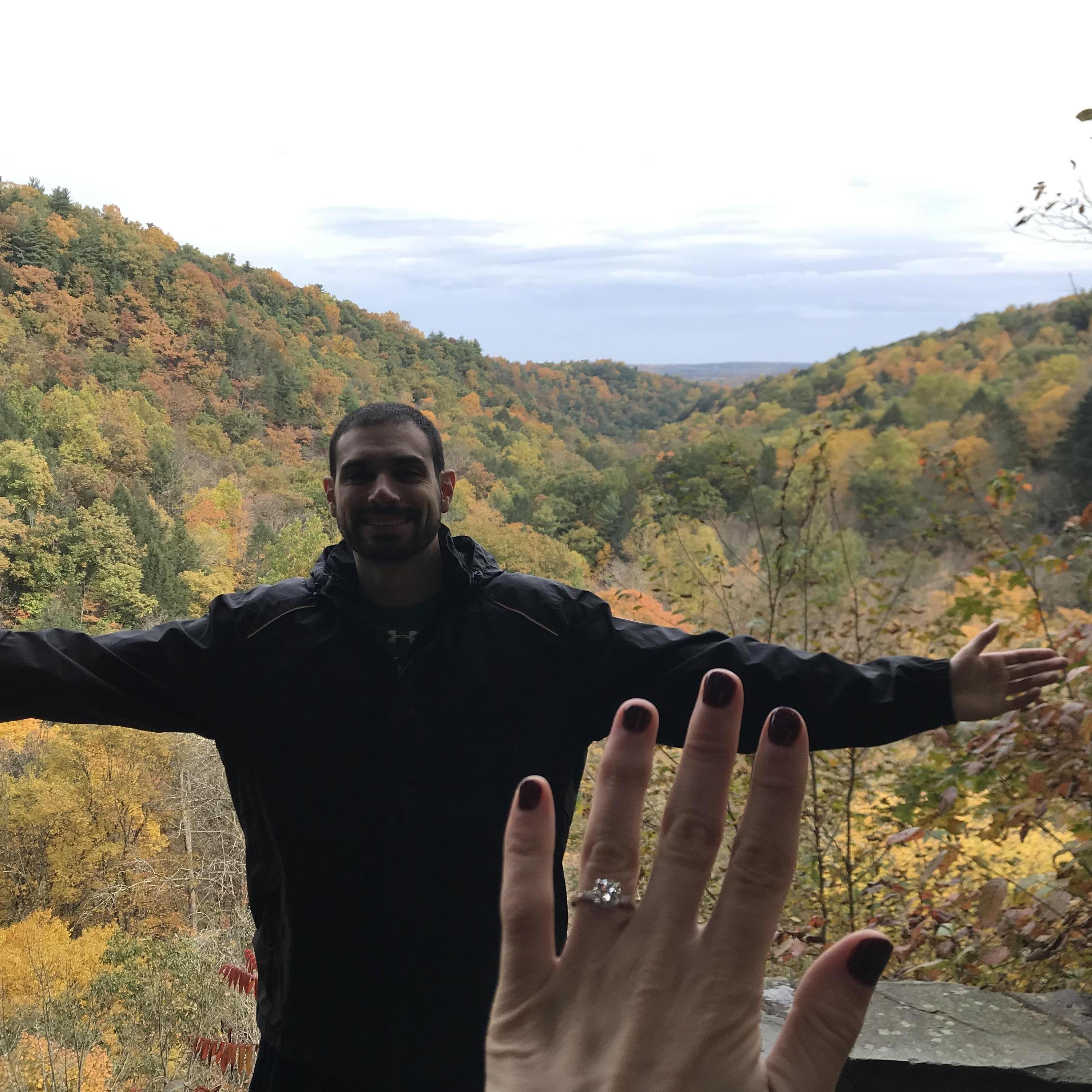 Engagement, Robert H. Treman State Park, Ithaca, NY.