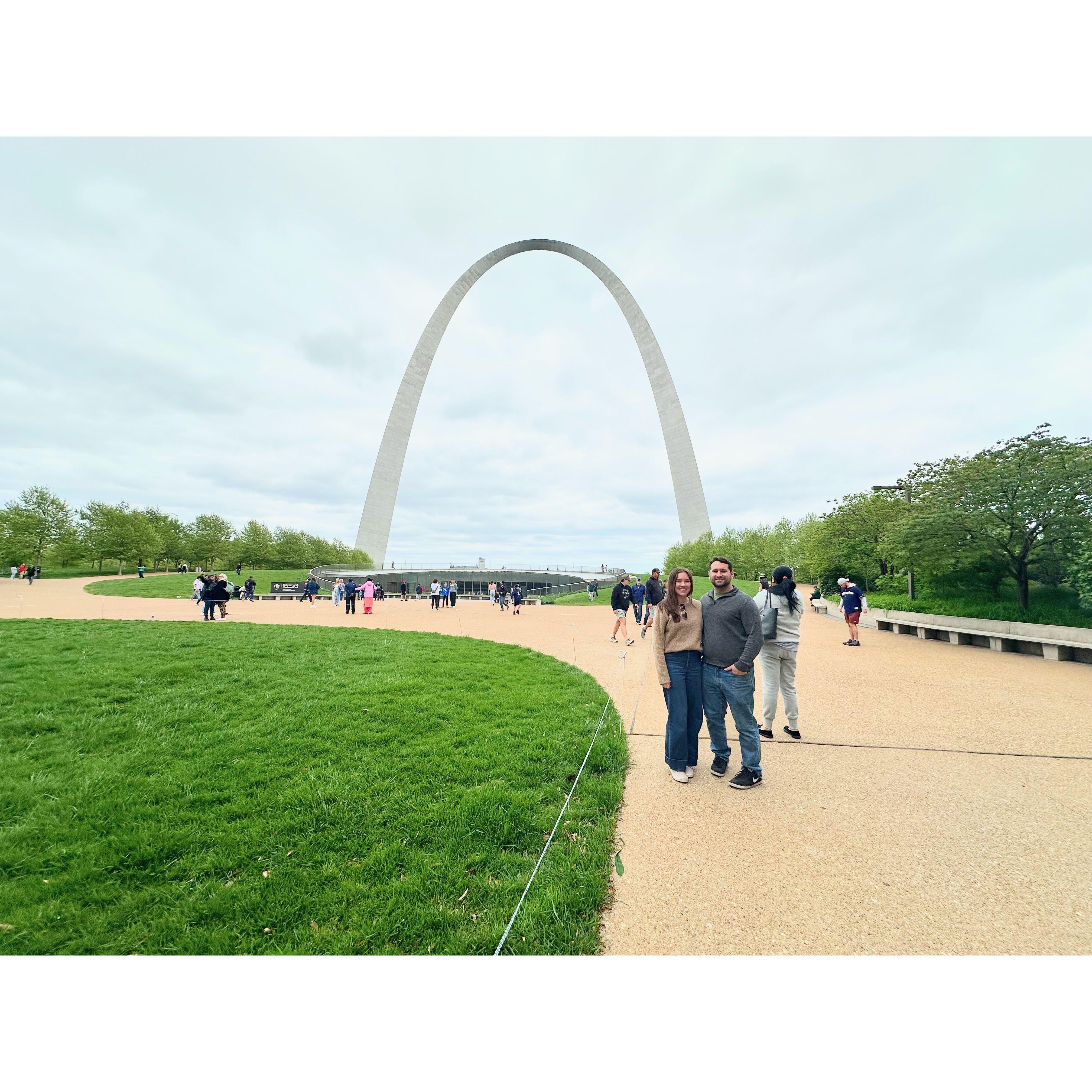 April 2025: The Gateway Arch - St. Louis, Missouri.