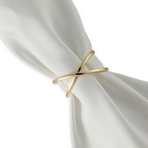 Kassatex Eternity Napkin Ring in Gold
