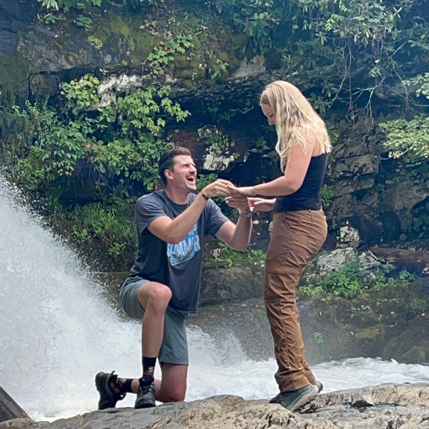 Jake proposed at Smoky Mountain National Park! August 1 2024