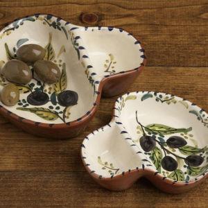 Casa Fina by COSTA NOVA Divided Olive Dish Set of 2