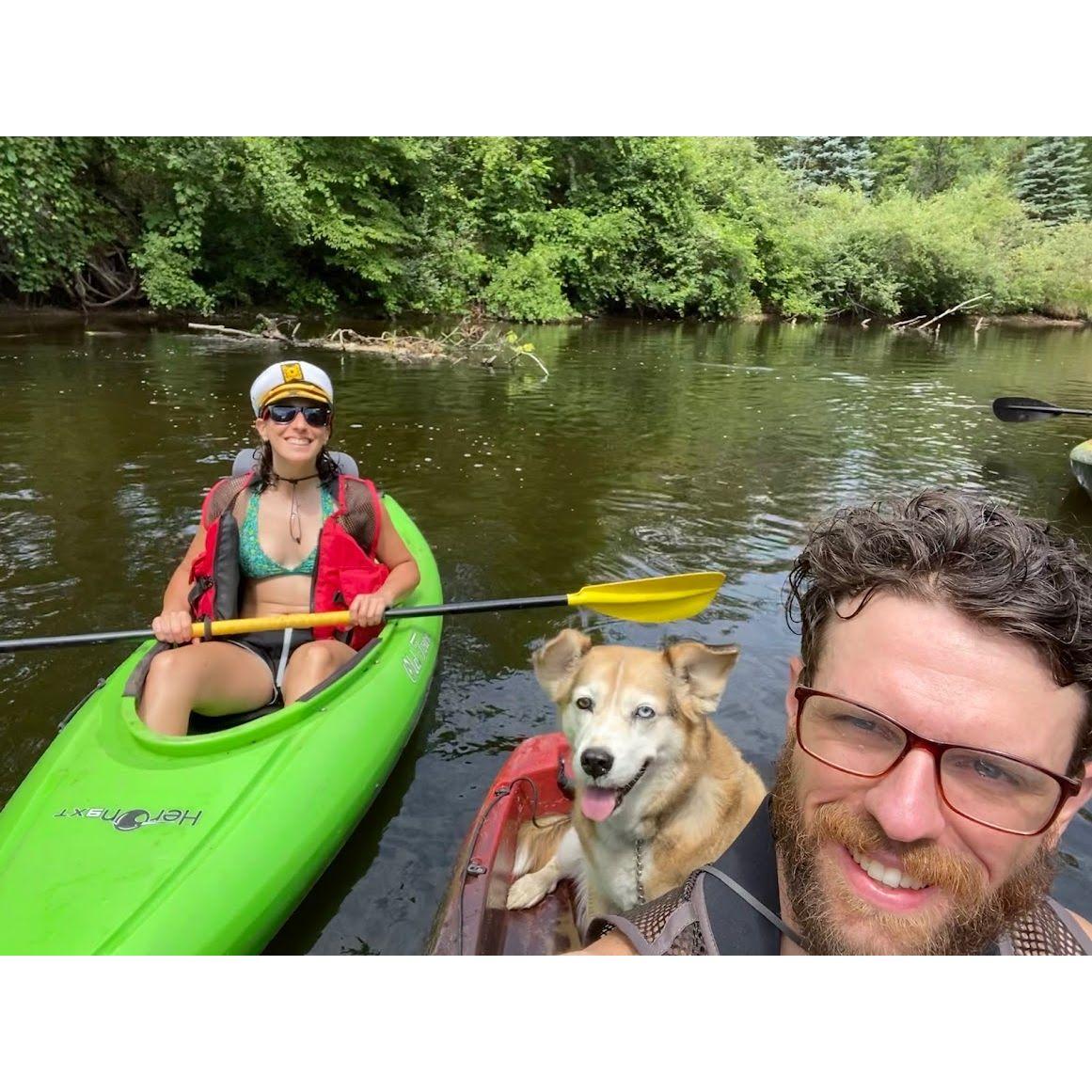Kayaking with Emma