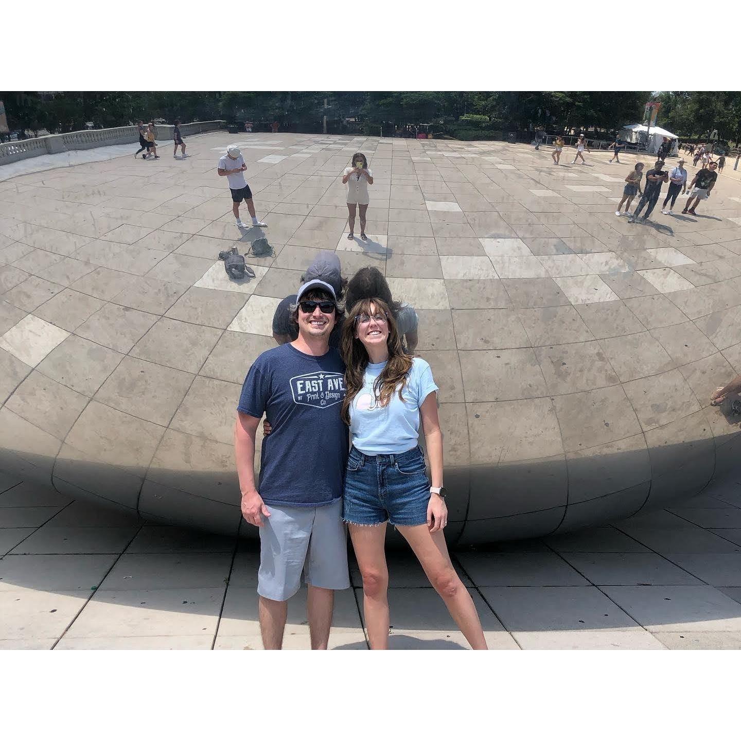 Cloud gate in Chicago, IL ~ 2022