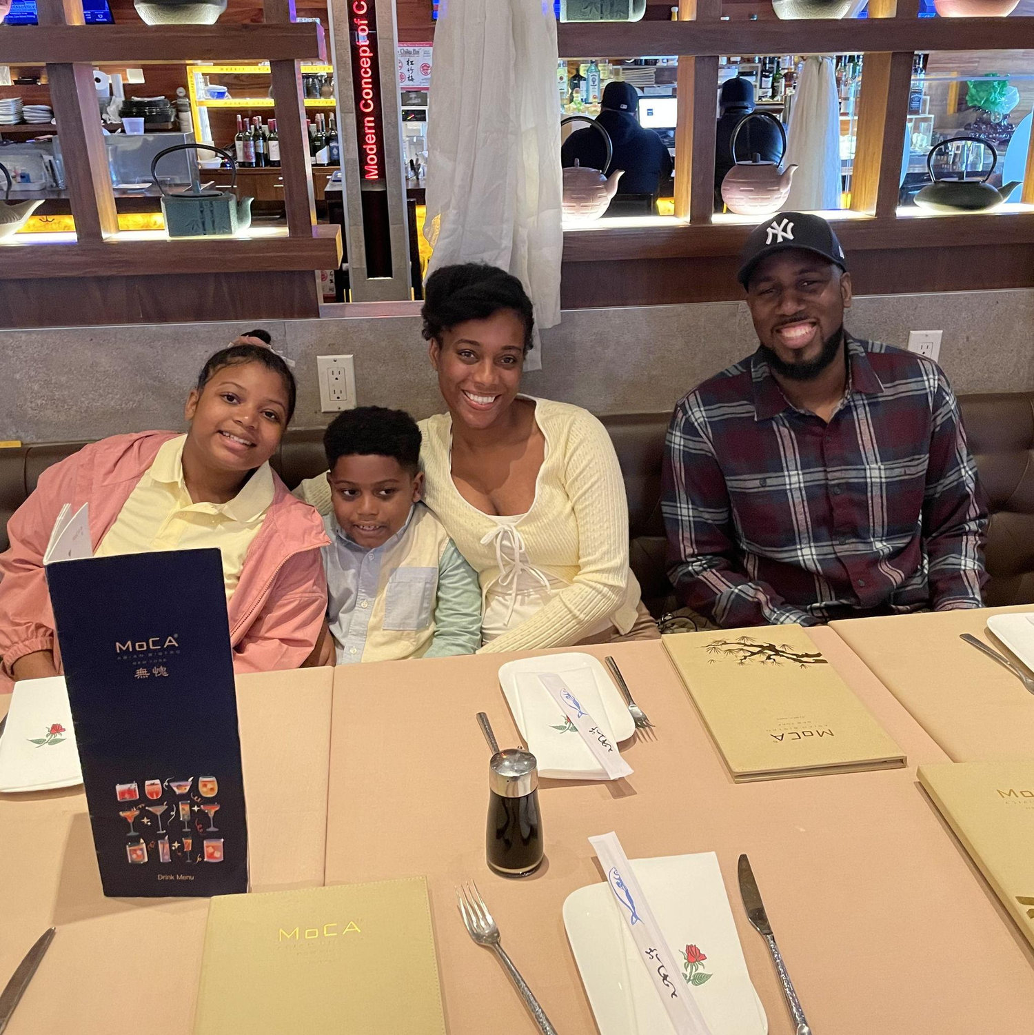 One of the many birthday dinners with family and our young cousins, Rachel & Jr.
PS. The food was awesome!