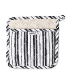 Williams Sonoma Striped Potholder, Black