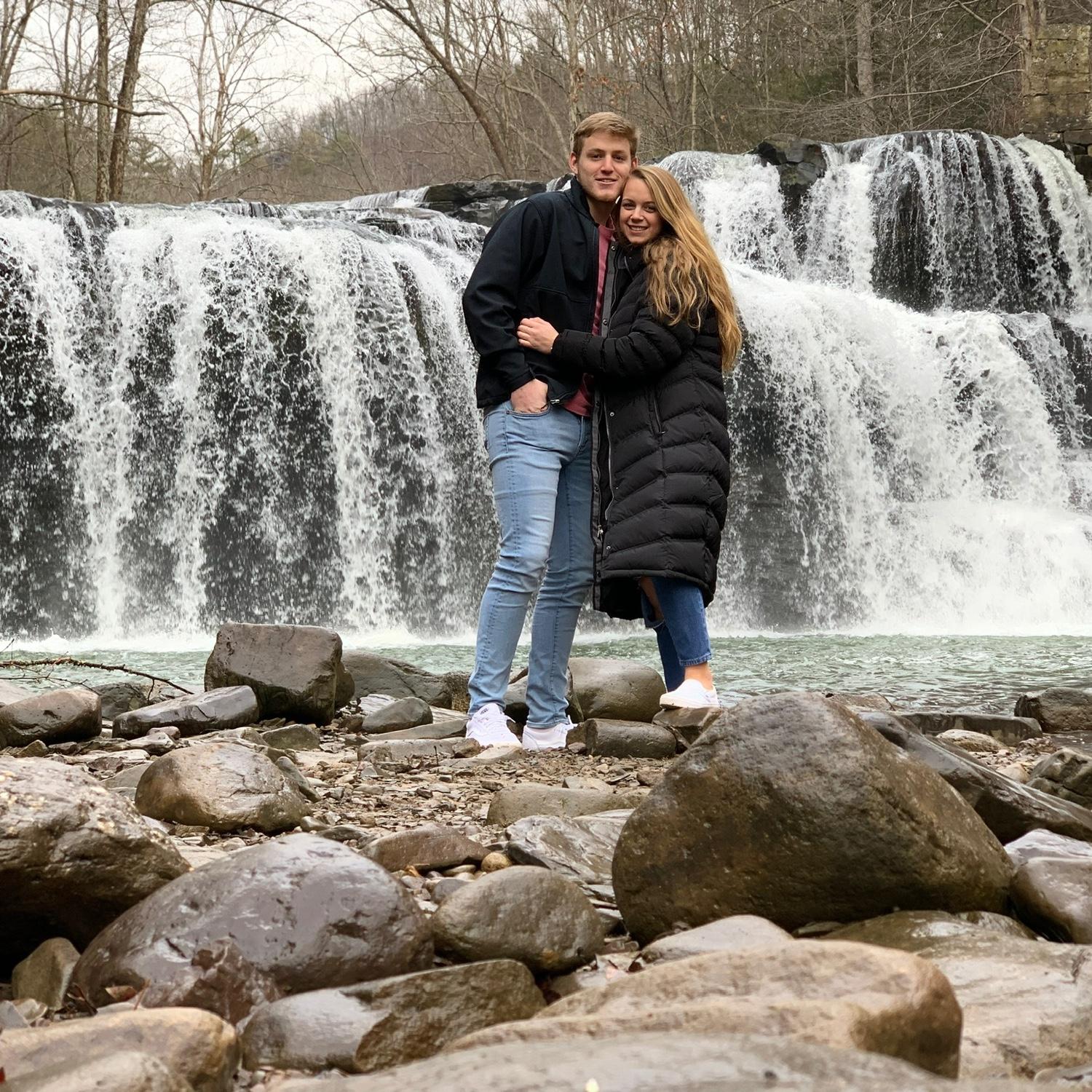 Lily’s first time visiting Matt at college in West Virginia!