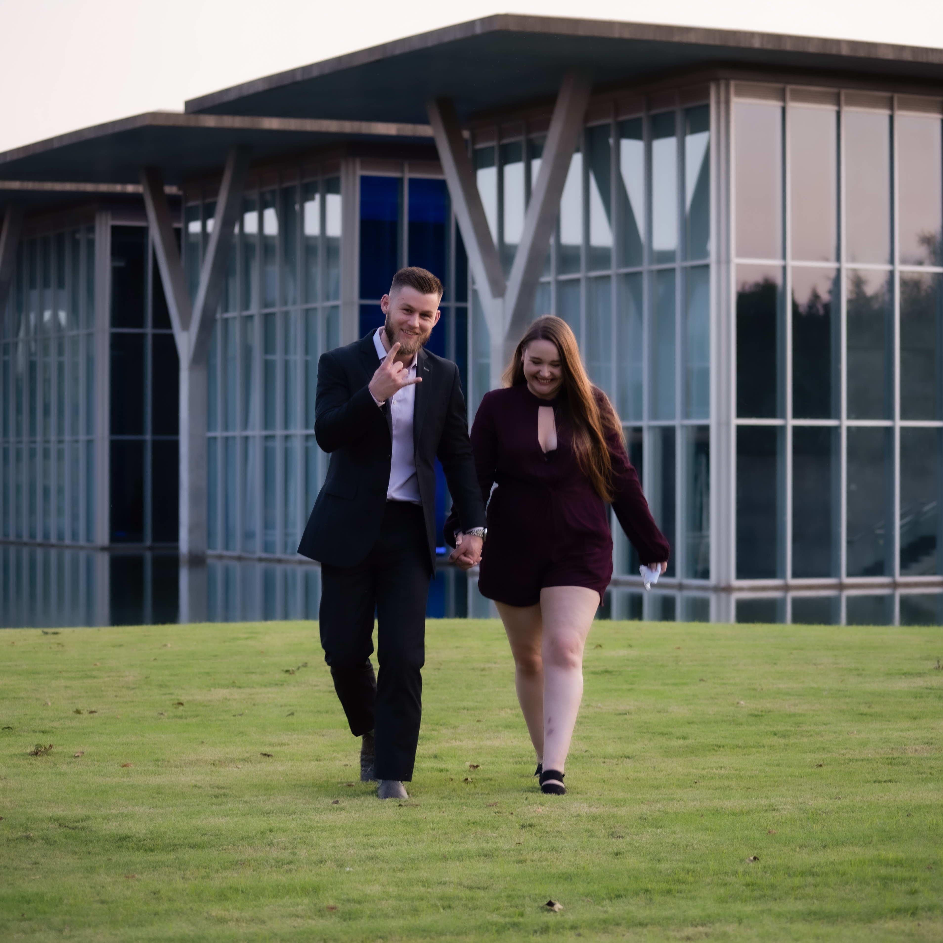 Right after the proposal. She said yes!