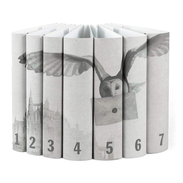 Juniper Books - Harry Potter Series - Castle and Owl - Book Covers for Hardcover Harry Potter Books Set Books NOT Included