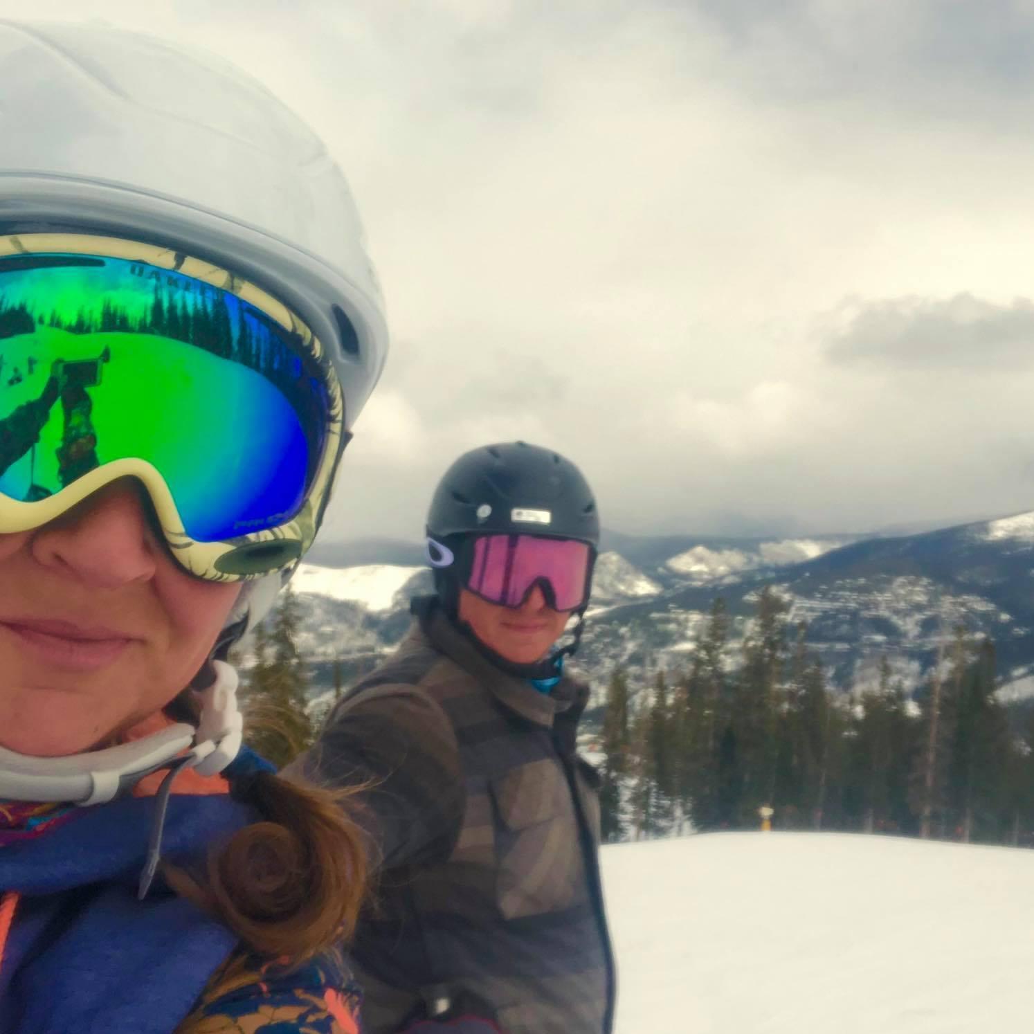 Skiing Peak 10 in Breck