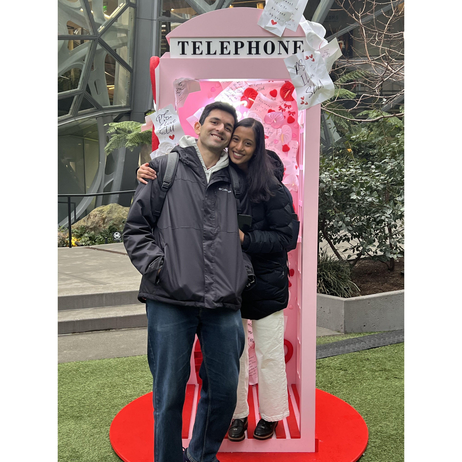 Sharanya and  Anirudh in Seattle