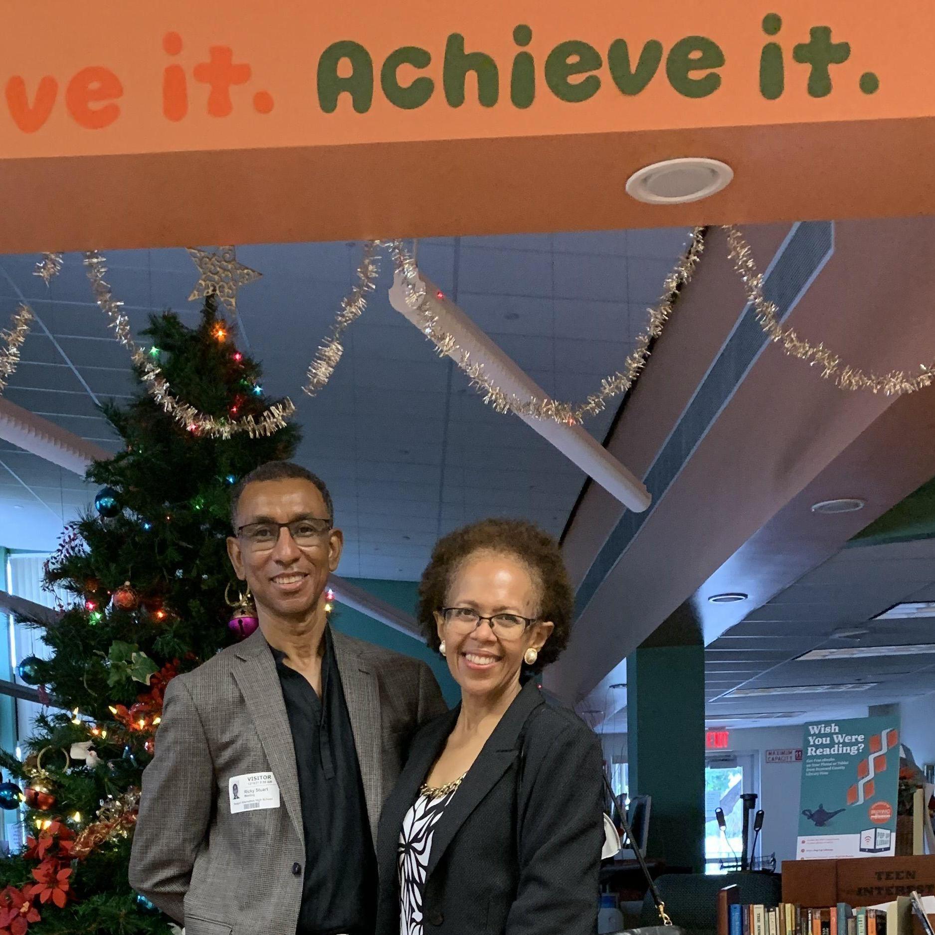 Christmas gift bag distribution for the extraordinary students of Seagull Alternative HS. Ricky, his family and the Alpha Phi Alpha Fraternity have brought Christmas joy to these students for more than 10 years.