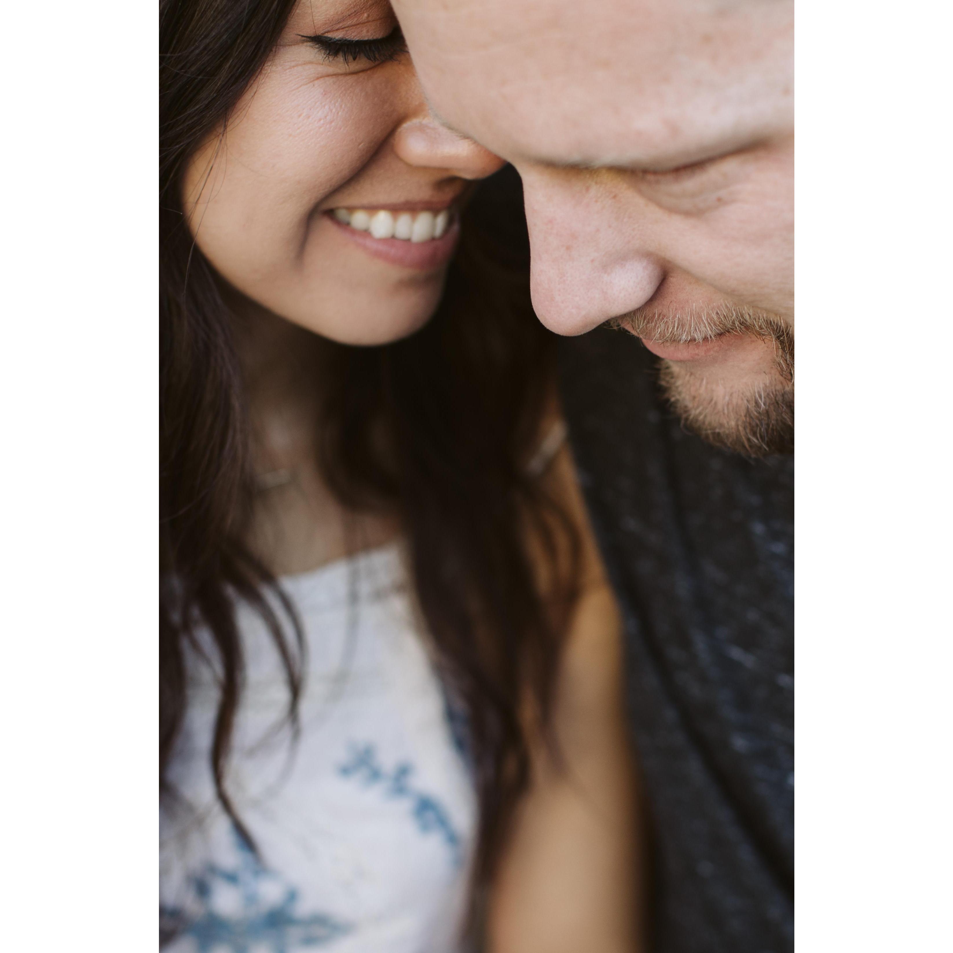 Our engagement shoot in our home in Torrance
Photo by Britt Crowe (brittcrowe.com)