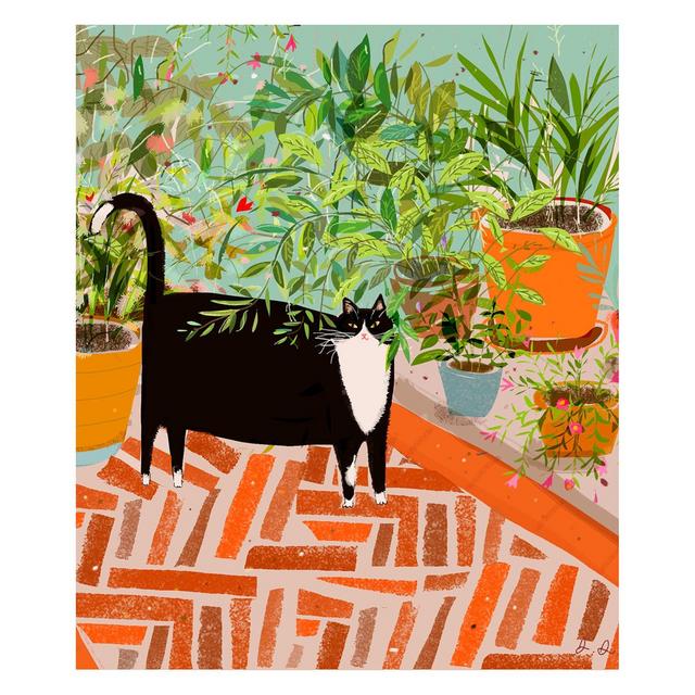 I'm a Jungle Cat - Cat Print - Cat Art - Tuxedo Cat